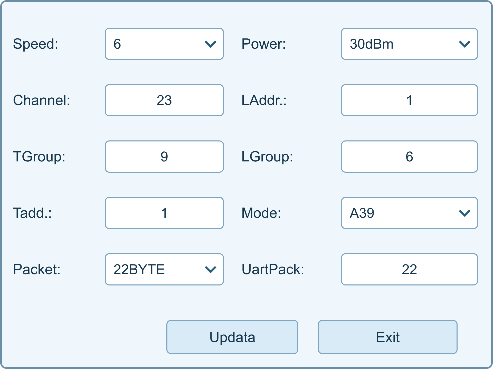 03 RF settings